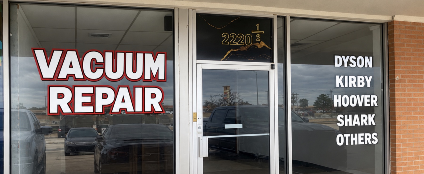 Skaggs Vacuums storefront at 2220 SW 74th Street in Oklahoma City